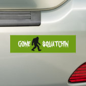 Gegangenes Squatchin Autoaufkleber (Auf Auto)