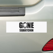 Gegangenes Squatchin Autoaufkleber (Auf Auto)