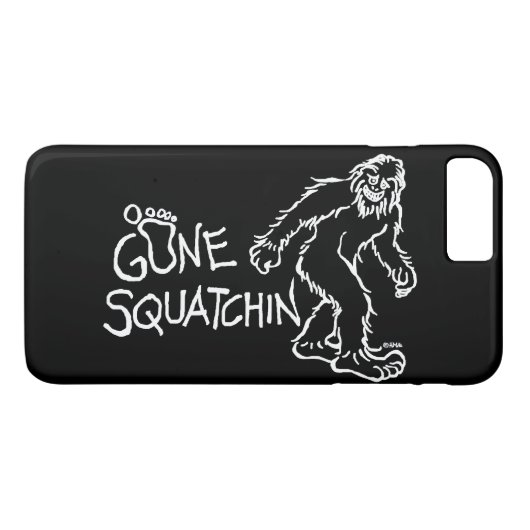 Gegangenes Squatchin Case-Mate iPhone Hülle (Rückseite (Horizontal))
