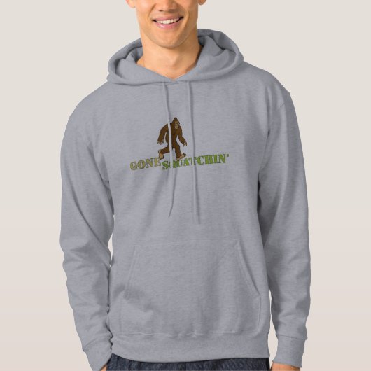 Gegangenes Squatchin, das Jäger Bobo Sasquatch Hoodie (Vorderseite)
