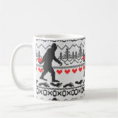 Gegangenes Squatchin für Liebe-hässliche Kaffeetasse (Links)