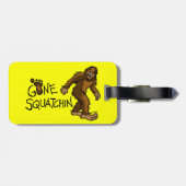 Gegangenes Squatchin Gepäckanhänger (Rückseite horizontal)