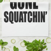 Gegangenes Squatchin Handtuch (Gefaltet)