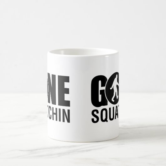 Gegangenes Squatchin Kaffeetasse (Mittel)