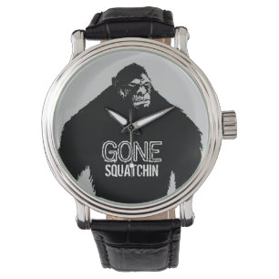 Gegangenes Squatchin mit Bigfoot Armbanduhr