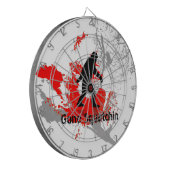 Gegangenes Squatchin mit schwarzem Dartscheibe (Vorderseite Links)