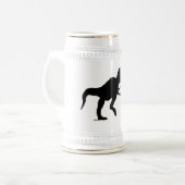 Gegangenes Squatchin mit T-rex Bierglas (Vorderseite Links)