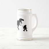 Gegangenes Squatchin mit T-rex Bierglas (VorderseiteRechts)