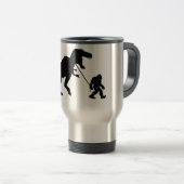 Gegangenes Squatchin mit T-rex Reisebecher (VorderseiteRechts)