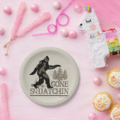 Gegangenes Squatchin Pappteller (Party)