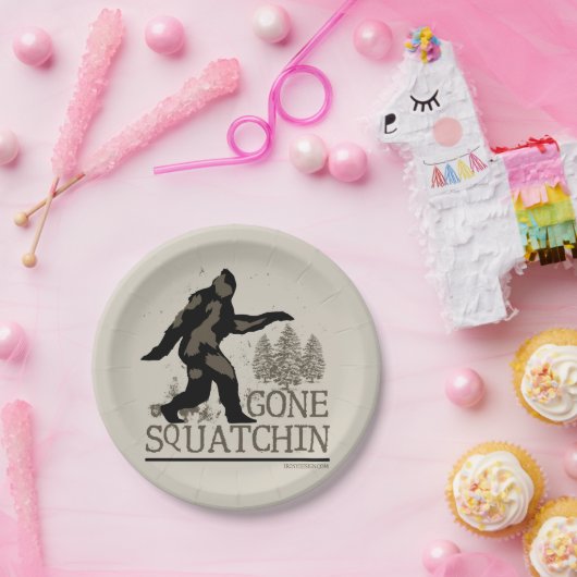 Gegangenes Squatchin Pappteller (Party)