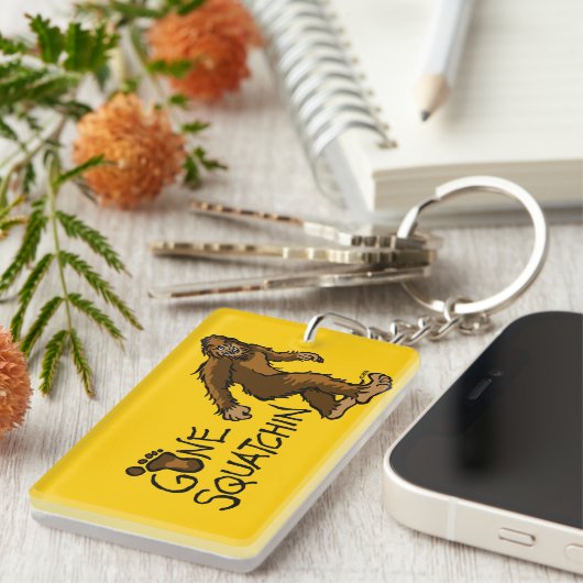 Gegangenes Squatchin Schlüsselanhänger (Vorderseite rechts)