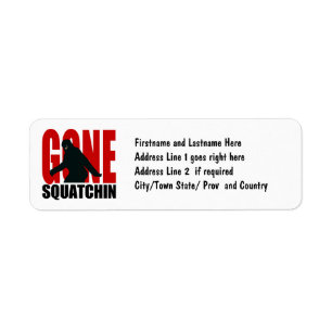 Gegangenes Squatchin - Schwarzes und Rot