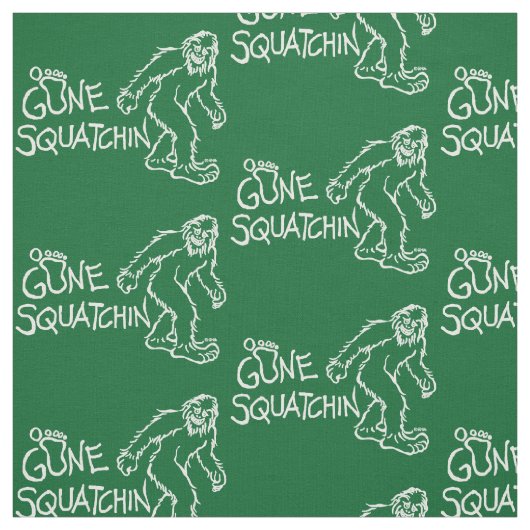 Gegangenes Squatchin Stoff (Muster)