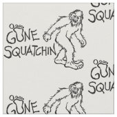 Gegangenes Squatchin Stoff (Nahaufnahme)