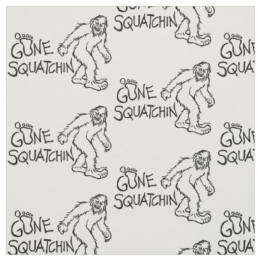 Gegangenes Squatchin Stoff (Muster)