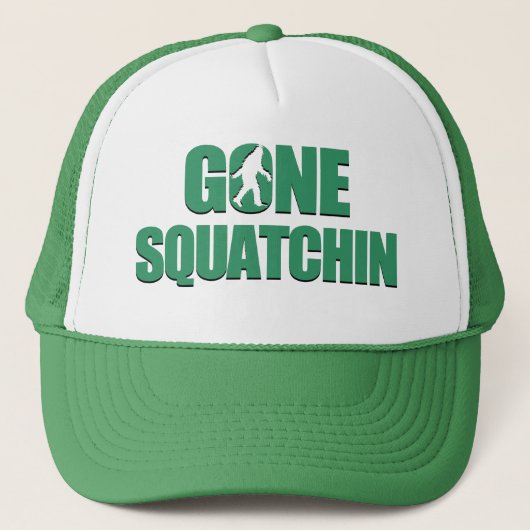 Gegangenes Squatchin Truckerkappe (Vorderseite)