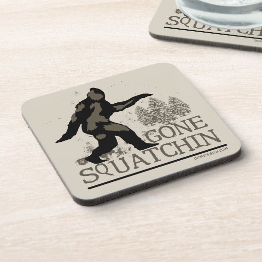 Gegangenes Squatchin Untersetzer (Linke Seite)