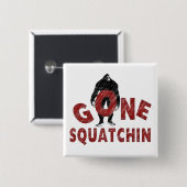 Gegangenes Squatchin - Zeichenstift-Art Squatcher Button (Vorne & Hinten)
