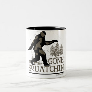 Gegangenes Squatchin Zweifarbige Tasse