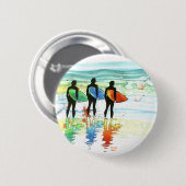 Gegangenes surfendes v.1 button (Vorne & Hinten)