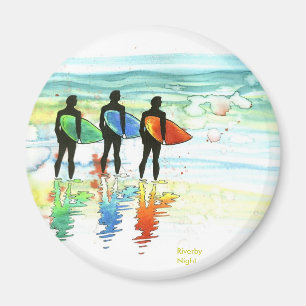 Gegangenes surfendes v.1 magnet