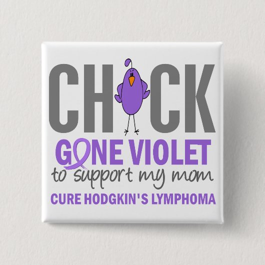 Gegangenes violettes Lymphom der Mama-H Button (Vorderseite)