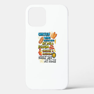 Gegarte Hähnchenflügel Hähnchenflügel Hot Dog Bolo iPhone 12 Hülle