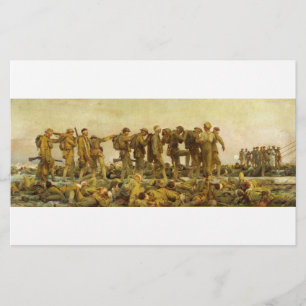 Gegast durch John Singer Sargent-Ersten Weltkrieg Briefpapier