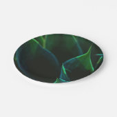 Gegegebene Blätter Pappteller (Schrägansicht)