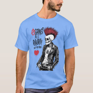 Gegen alle Autoritäten außer meiner Mama Funny Pun T-Shirt