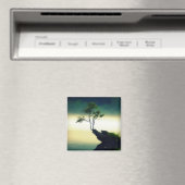 Gegen alle Odds - Schöne Baumfotografie Magnet (In Situ (Geschirrspüler))
