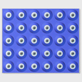 Gegen bösen Blick zu schützen Talisman, sich Geschenkpapier (Flach)