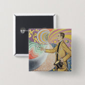 Gegen das Email eines Hintergrundes rhythmisch Button (Vorne & Hinten)