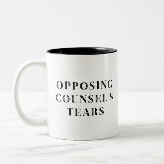 Gegen das Geschenk des Anwalts für Tränen Zweifarbige Tasse