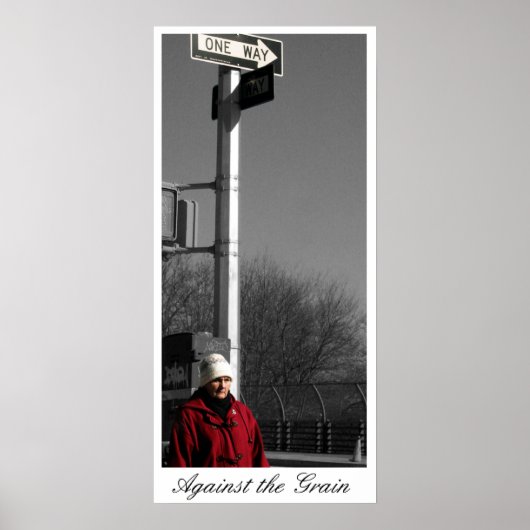 Gegen das Getreide Poster (Vorne)