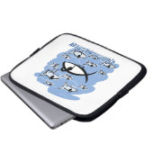 "Gegen das Mainstream" Laptop-Hülse Laptopschutzhülle (Vorne Knopf)