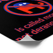 Gegen den Faschismus zu protestieren heißt moralis Poster (Ecke)