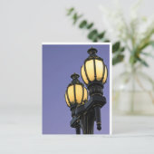 Gegen den lila Himmel Postkarte (Stehend Vorderseite)