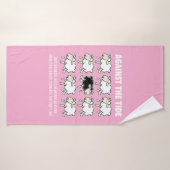 Gegen den Strom Badehandtuch (Badehandtuch)