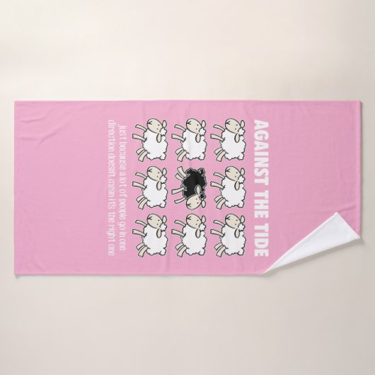 Gegen den Strom Badehandtuch (Badehandtuch)