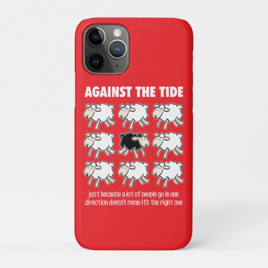 Gegen den Strom Case-Mate iPhone Hülle (Rückseite)