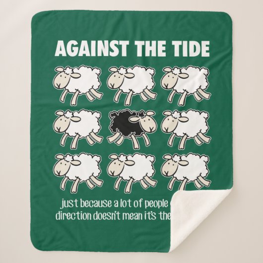 Gegen den Strom Sherpadecke (Vorderseite)