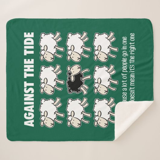 Gegen den Strom Sherpadecke (Vorderseite (Horizontal))