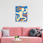 Gegen den Wind laufen Leinwanddruck (Insitu (Wohnzimmer))