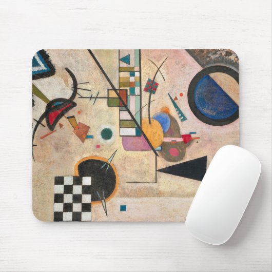 Gegen die Abkommen von Wassily Kandinsky von 1924 Mousepad (Mit Mouse)