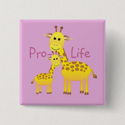 Gegen die Abtreibung Button (Vorderseite)