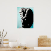 Gegen die Mauer Poster (Küche)