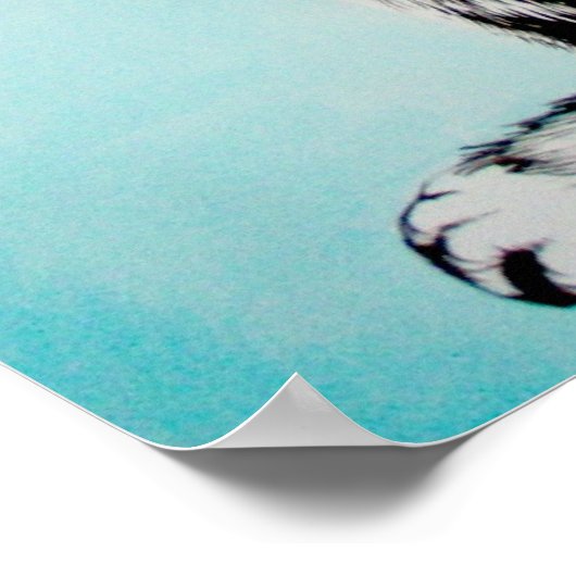 gegen die Mauer Poster (Ecke)