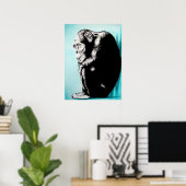 gegen die Mauer Poster (Heimbüro)